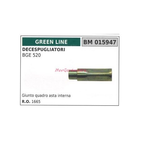 Giunto quadro asta interna GREENLINE decespugliatore BGE 520 015947 | NewgardenParts.com