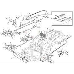 Giunto sferico trattorino modelli PG SR ORIGINALE GIANNI FERRARI 00777200001 | NewgardenParts.com