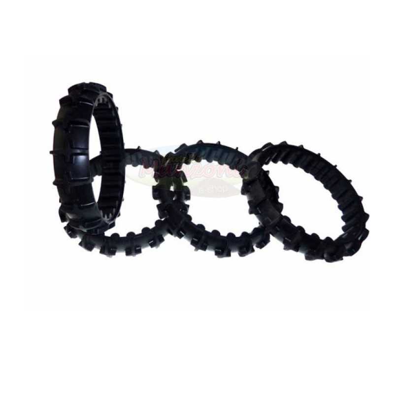 Spare tyres 4 pcs for Ambrogio Robot L50 wheels