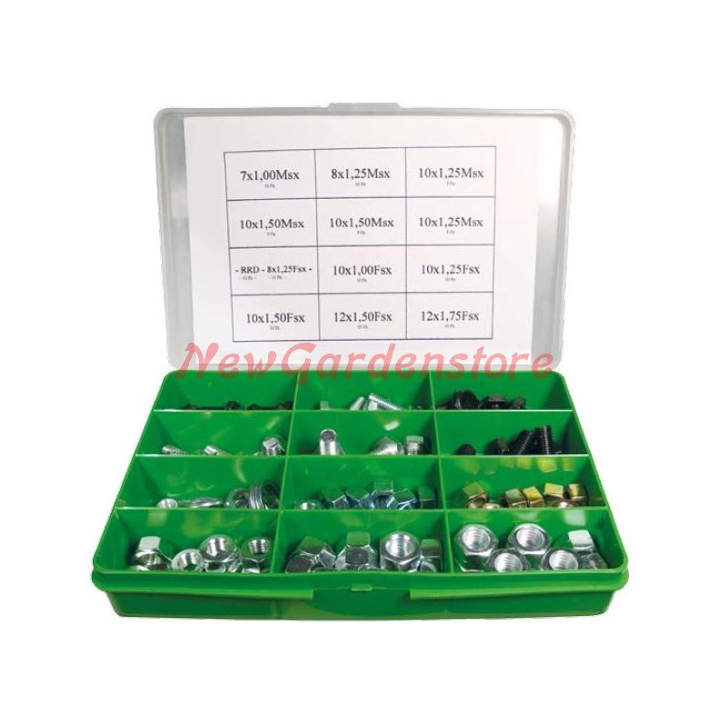 Left-hand nuts and screws assortment (100 pcs. pack) 321800