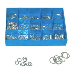 Assortiment de 400 rondelles en aluminium