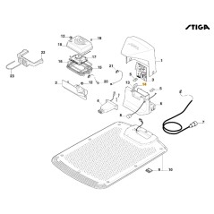 Gommino passacavo TPV robot tagliaerba modelli A1000 ORIGINALE STIGA 118564528/0 | NewgardenParts.com