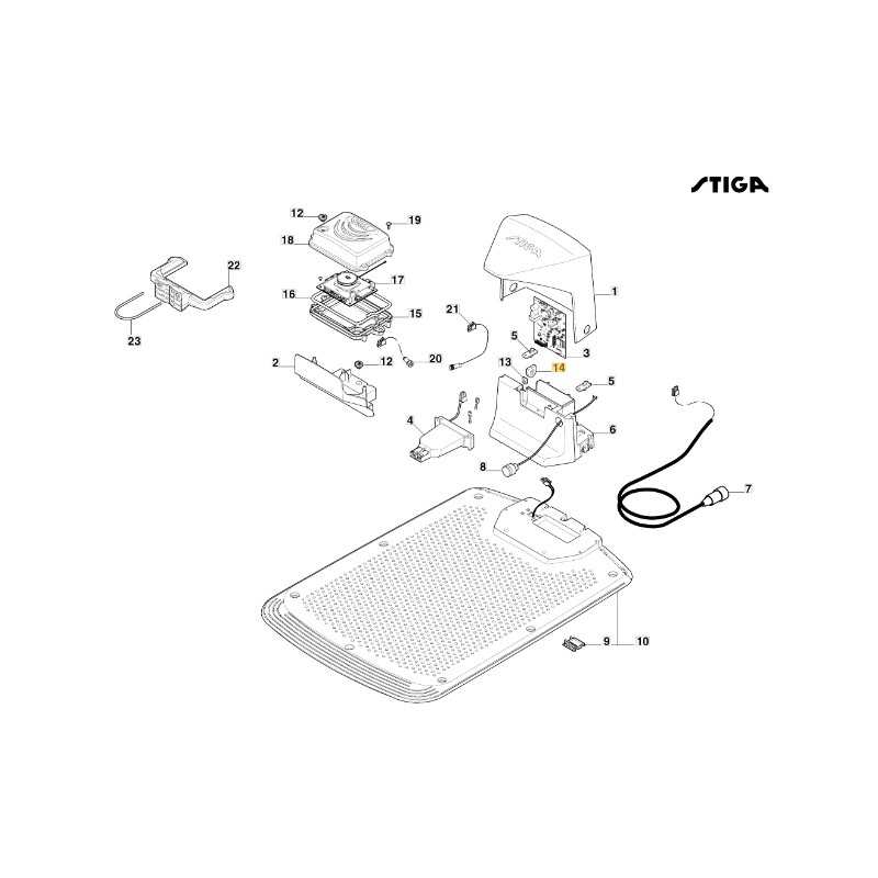 TPV Kabeldurchführung Roboter Rasenmäher ORIGINAL STIGA 118564528/0