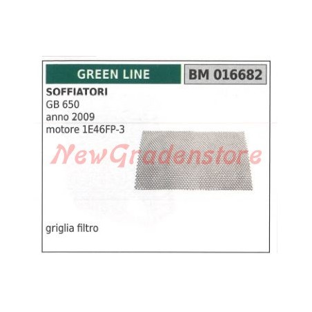 Griglia filtro aria GREEN LINE soffiatore GB 650 anno 2009 016682 | NewgardenParts.com