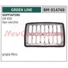 Griglia filtro aria GREEN LINE soffiatore GB 650 tipo vecchio 014749 | NewgardenParts.com