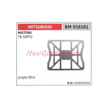 Griglia filtro aria MITSUBISHI motore 2 tempi decespugliatore tagliasiepe 016161 | NewgardenParts.com