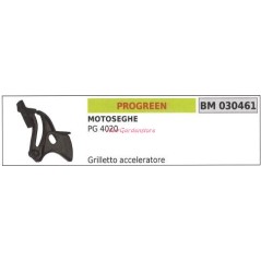 PROGREEN PG 4020 chainsaw throttle trigger 030461 | NewgardenParts.com