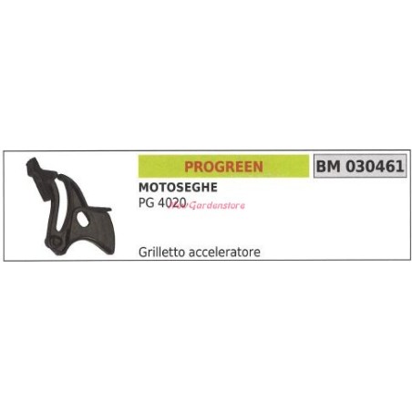 Grilletto acceleratore PROGREEN motosega PG 4020 030461 | NewgardenParts.com