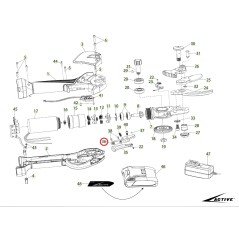 Grilletto parte in plastica ORIGINALE ACTIVE forbice tigercut 35 - 40 025666 | NewgardenParts.com