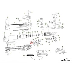 Plastic trigger part ORIGINAL ACTIVE tigercut 35 - 40 025666 | NewgardenParts.com