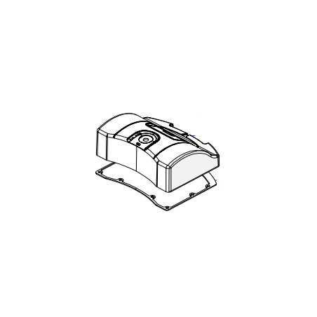 Rear cover assembly for lawnmower robot AMBROGIO 4.0 BASIC | NewgardenParts.com