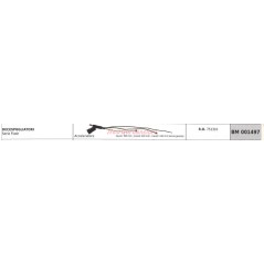 BLUE BIRD brushcutter throttle cable assembly Flash series 001497 | NewgardenParts.com