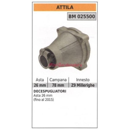 Gruppo frizione ATTILA decespugliatore asta 26mm 025500 | NewgardenParts.com