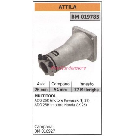 Gruppo frizione ATTILA multitool ADG 26K 25H kawasaki 019785 | NewgardenParts.com