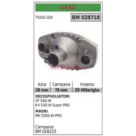 KAAZ brushcutter VF 540W clutch assembly 028718 | NewgardenParts.com