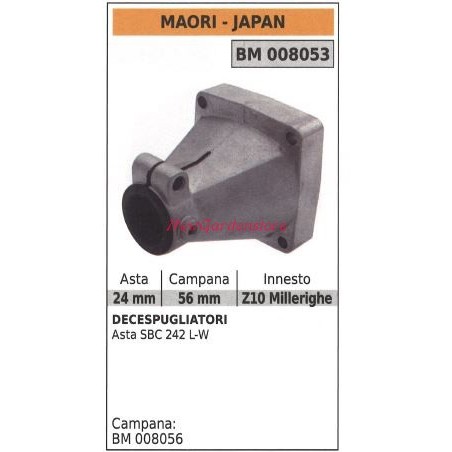 Gruppo frizione MAORI decespugliatore 008053 | NewgardenParts.com