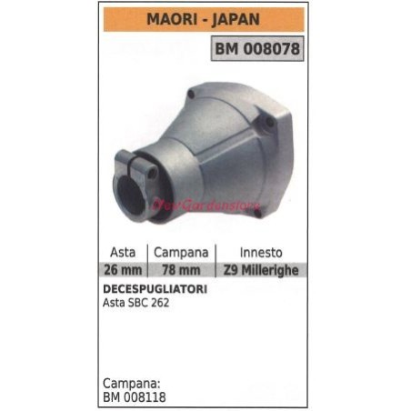 Gruppo frizione MAORI decespugliatore 008078 | NewgardenParts.com