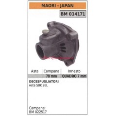 Gruppo frizione MAORI decespugliatore 014171 78 MM QUADRO 7 MM
