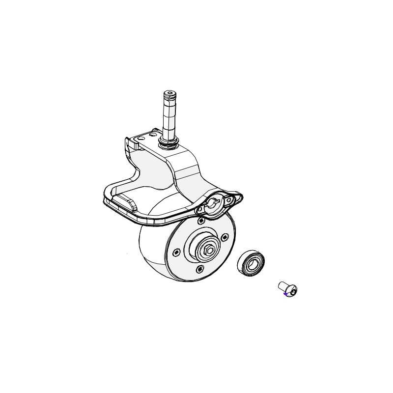 Radzusammenbau links ORIGINAL AMBROGIO Roboter 4.36 - 4.0 basic