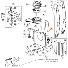 Gruppo serbatoio atomizzatore modelli AM150 AM180 ORIGINALE EMAK 365200328A | NewgardenParts.com