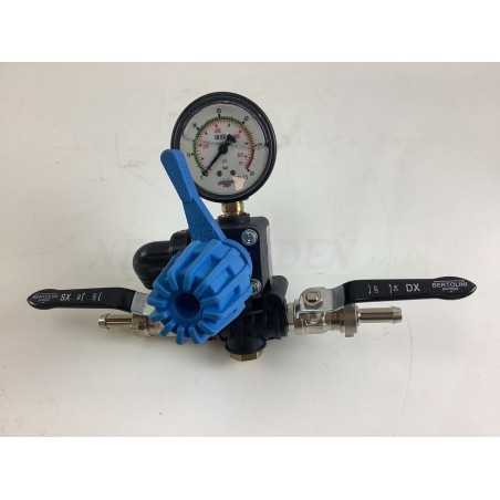 Ensemble soupape de contrôle de pression UNIVERSAL pour pompe Bertolini KARIN 008017 | NewgardenParts.com