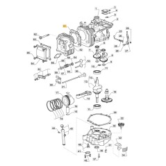 ORIGINAL STIGA Motor Zylinderdichtung TRE0702 Rasentraktor 118551235/0 | NewgardenParts.com