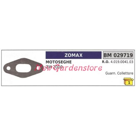 Guarnizione collettore ZOMAX decespugliatore ZM 2000 029719 | NewgardenParts.com