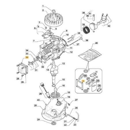Valve cover gasket mower models AL345 ORIGINAL STIGA 118550892/0 | NewgardenParts.com