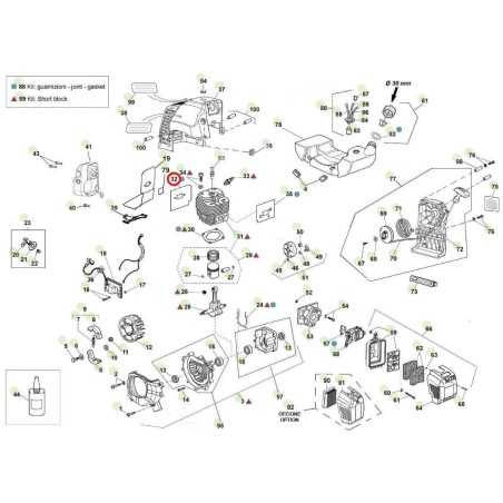 Joint d'espacement du silencieux ORIGINAL ACTIVE t143 - t152 021648 | NewgardenParts.com