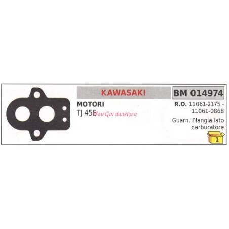 Guarnizione flangia lato carburatore KAWASAKI tagliasiepe TJ 45E 014974 | NewgardenParts.com