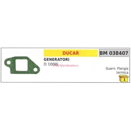 Guarnizione flangia termica DUCAR generatore D 1000i 038407 | NewgardenParts.com