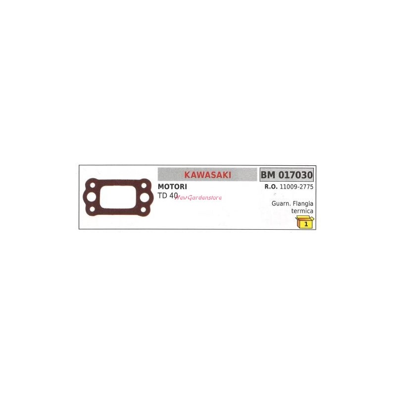 Gasket heat flange KAWASAKI brushcutter TD 40 017030