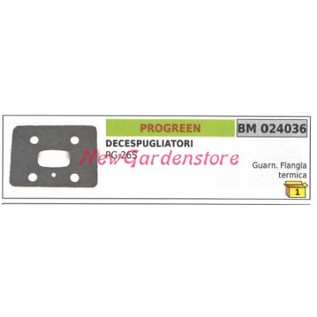 Guarnizione flangia termica PROGREEN decespugliatore PG 26S 024036 | NewgardenParts.com