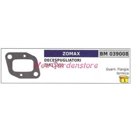 Junta brida térmica desbrozadora ZOMAX ZMG 5303 039008 | NewgardenParts.com