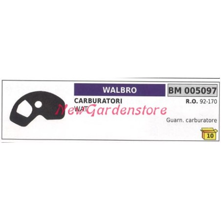 Guarnizione flangia WALBRO carburatore WAT 005097 | NewgardenParts.com