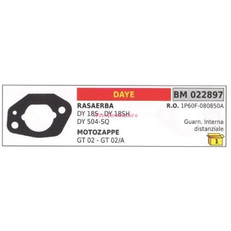 Guarnizione interna distanziale DAYE motozappa GT 02 022897 | NewgardenParts.com