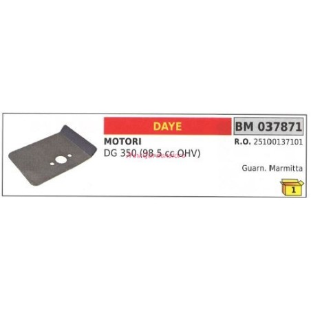 Guarnizione marmitta DAYE tagliaerba rasaerba DG 350 037871 | NewgardenParts.com