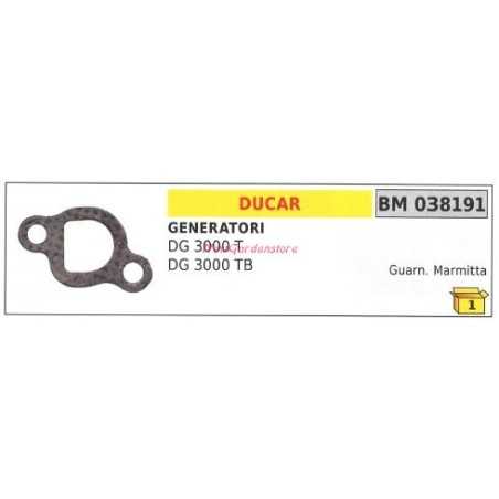Gasket muffler DUCAR generator DG 3000T 3000TB 038191 | NewgardenParts.com