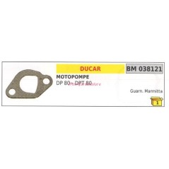 Junta silenciador motobomba DUCAR DP 80 DPT 80 038121 | NewgardenParts.com
