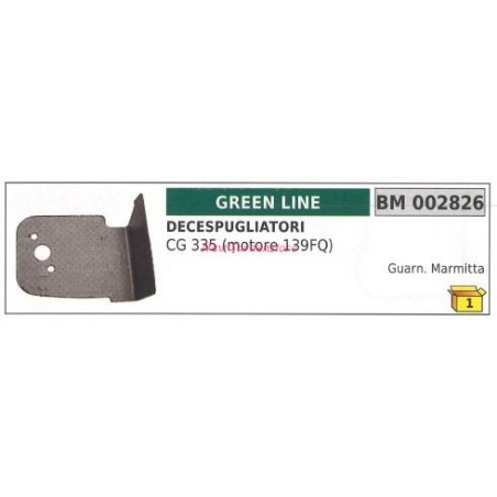 Guarnizione marmitta GREENLINE decespugliatore CG 335 002826 | NewgardenParts.com