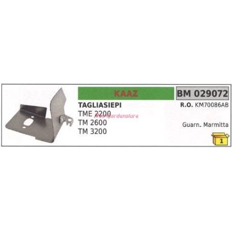 Guarnizione marmitta KAAZ tagliasiepe TME 2200 2600 3200 029072 | NewgardenParts.com