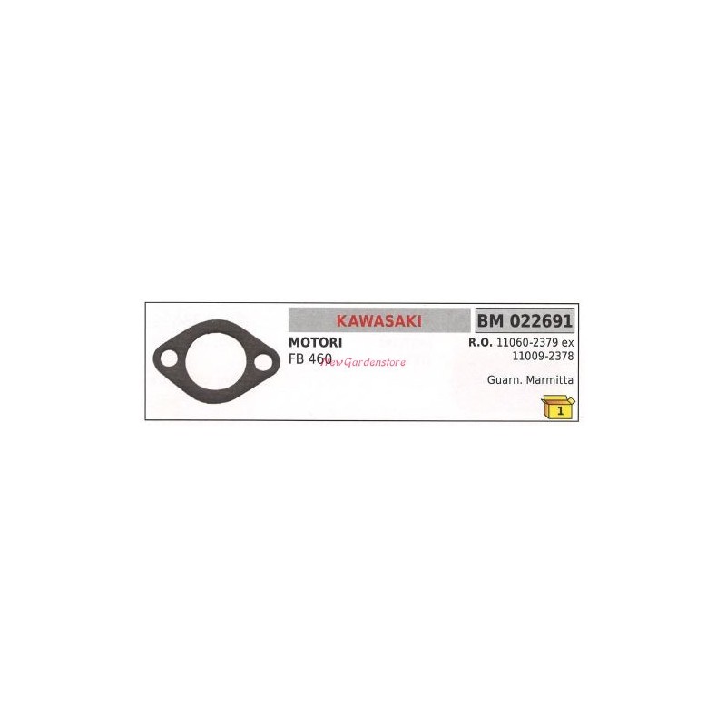 Exhaust gasket KAWASAKI lawn mower mower FB 460 022691