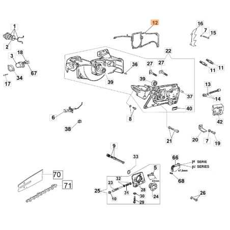 Chainsaw Gasket Models 956 GS630 ORIGINAL OLEOMAC 50010047AR 50010047A | NewgardenParts.com