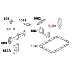 Original BRIGGS & STRATTON Rasenmähermotor Ansaugdichtung 820098 | NewgardenParts.com