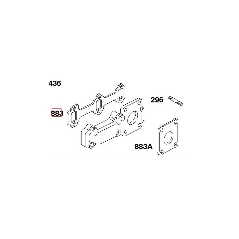 Original BRIGGS & STRATTON Rasenmähermotor Einlassdichtung