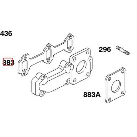 Original BRIGGS & STRATTON Rasenmähermotor Einlassdichtung | NewgardenParts.com