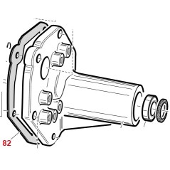 Guarnizione riduttore ruote trattorino ORIGINALE GIANNI FERRARI 00.07.01.0101 | NewgardenParts.com