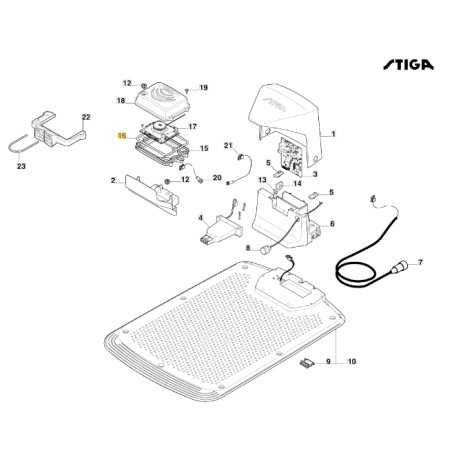 ORIGINAL STIGA A1000 Modell Roboter Mäher Box Dichtung 122280005/0 | NewgardenParts.com