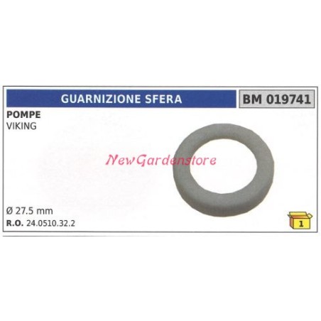 Guarnizione sfera UNIVERSALE pompa Bertolini viking 019741 | NewgardenParts.com