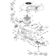 Asta acceleratore trattorino rasaerba modelli 1328H ORIGINALE STIGA 118551221/0 | NewgardenParts.com